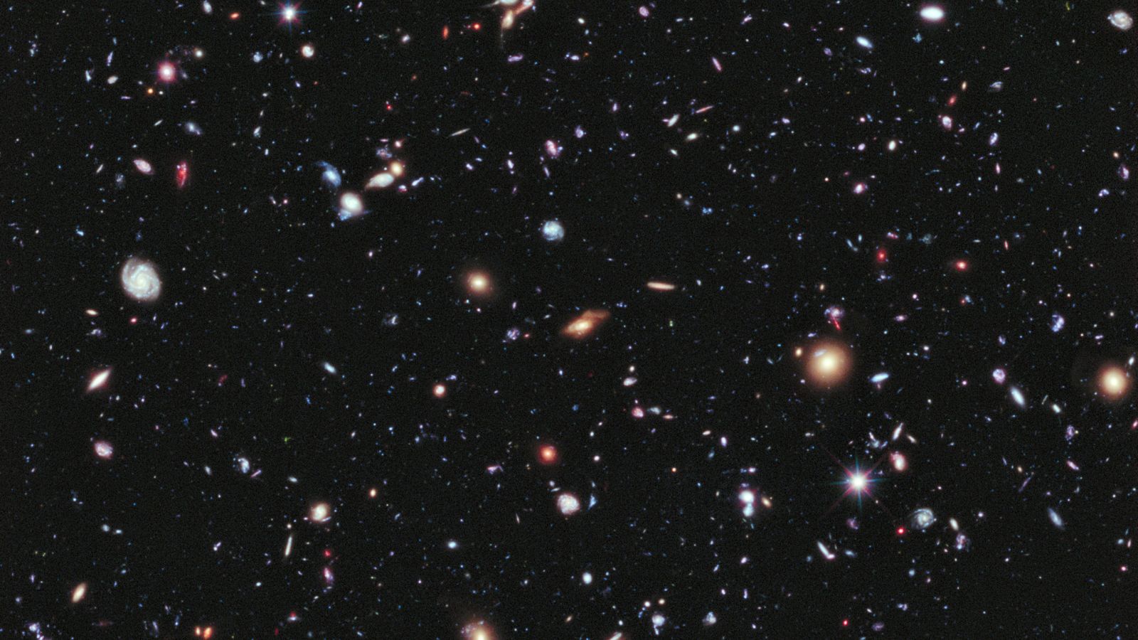 Hubble Extreme Deep Field showing thousands of distant galaxies