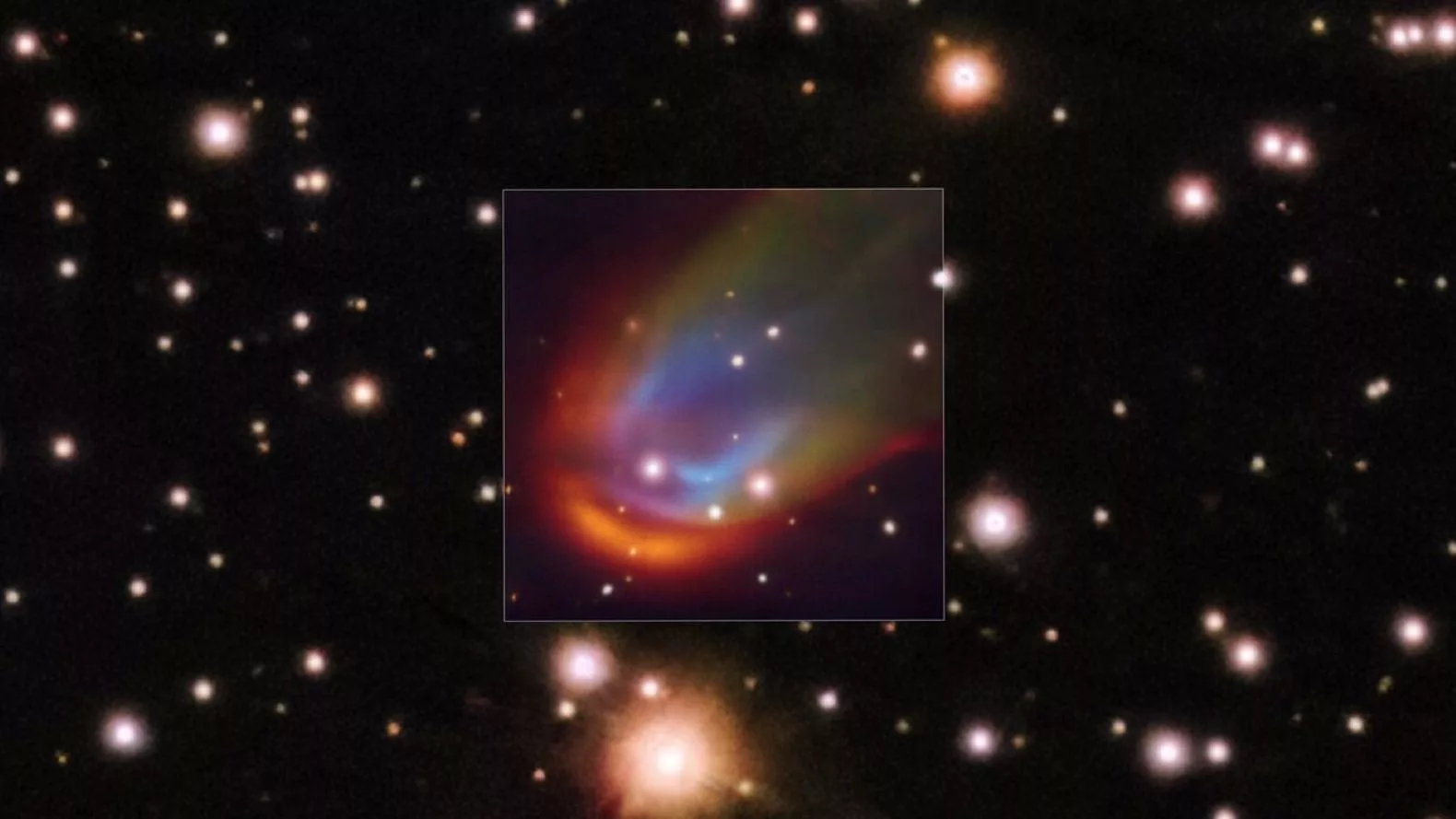 Bow shock around dead star RXJ0528+2838 imaged by ESO VLT