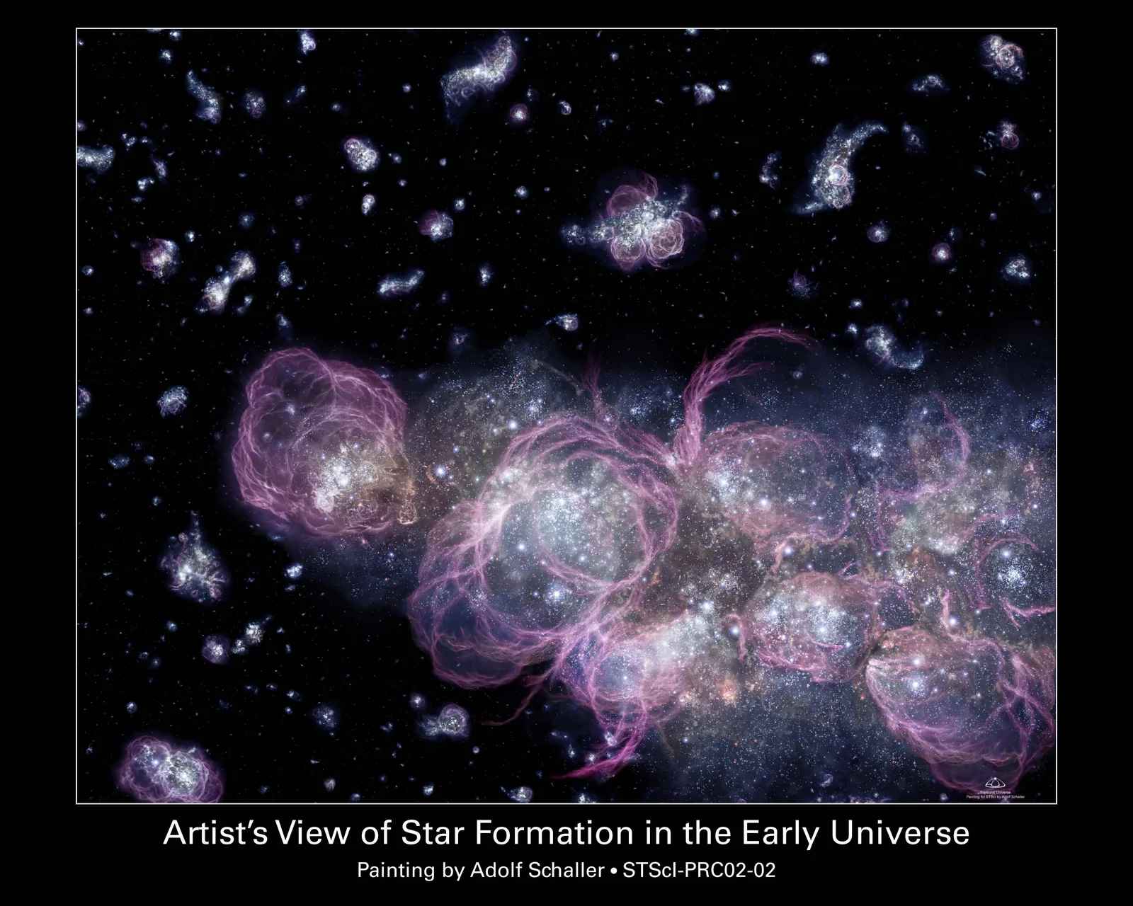 Abstract visualization of an expanding vacuum bubble nucleating in space, a sphere of lower-energy true vacuum spreading outward at near light speed.